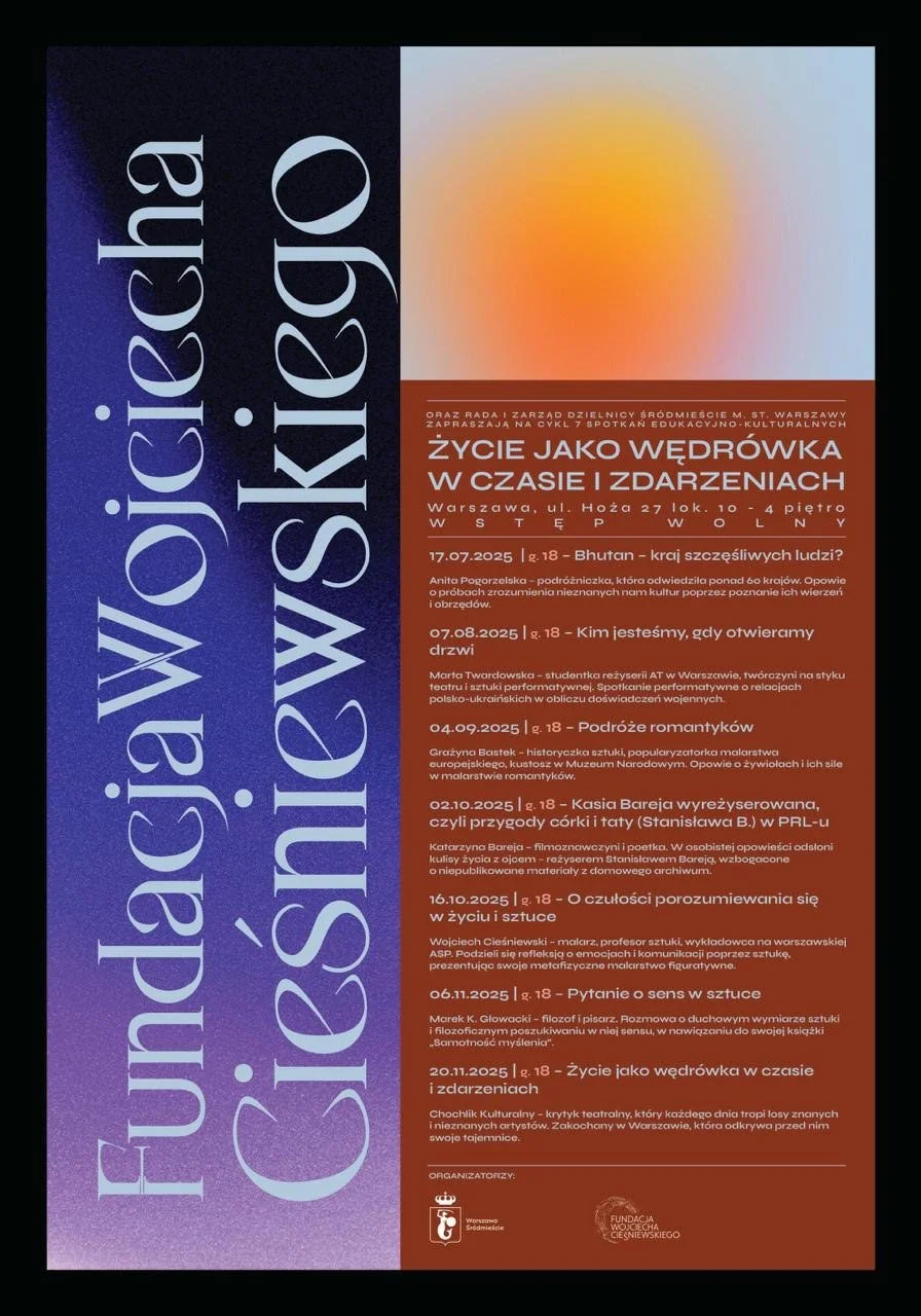 Życie jako wędrówka w czasie i zdarzeniach